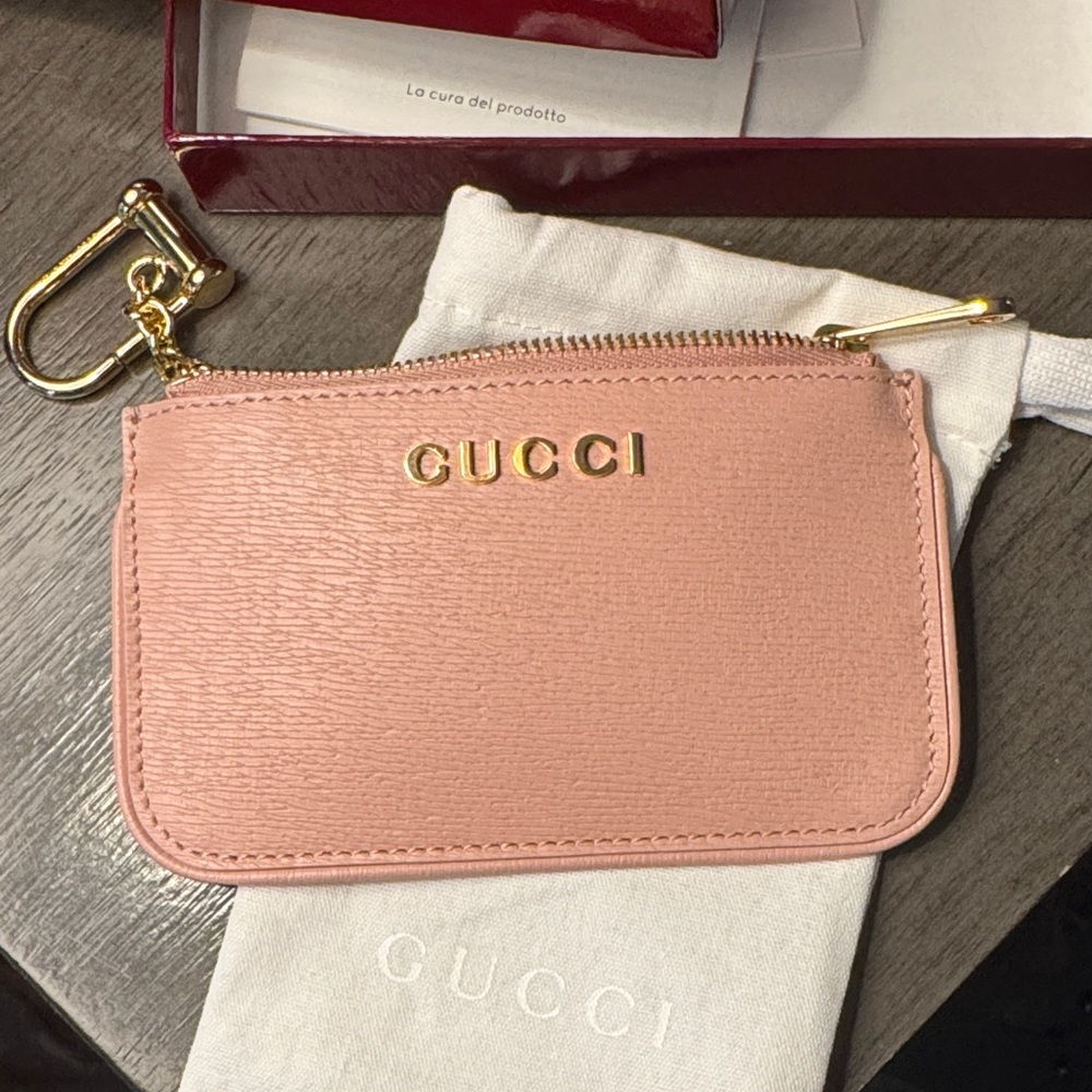 Gucci Blush Key Case - New w/o tags